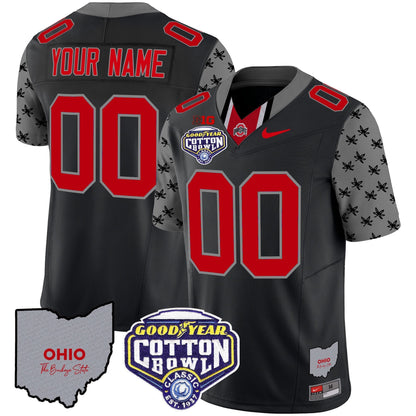 OSU Cotton Bowl Patch Vapor Limited Custom Jersey - Stitched