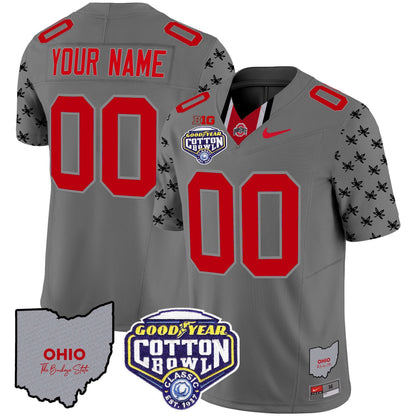 OSU Cotton Bowl Patch Vapor Limited Custom Jersey - Stitched