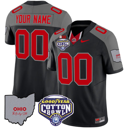 OSU Cotton Bowl Patch Vapor Limited Custom Jersey - Stitched