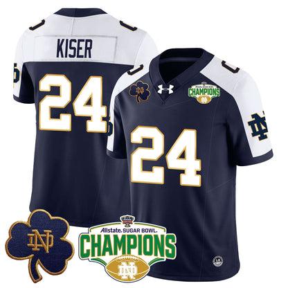 Notre Dame Fighting Irish 2025 Sugar Bowl Champions Jersey - All Stitched