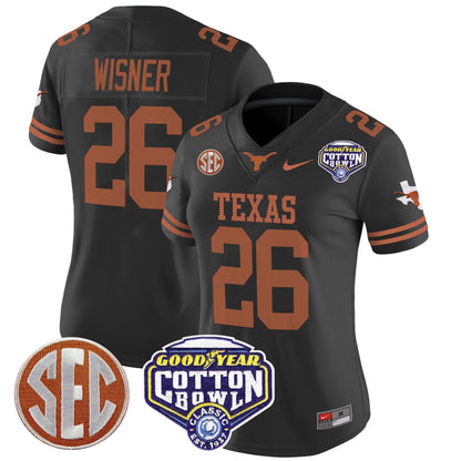 Women's TEX Cotton Bowl Patch Vapor Limited Jersey - All Stitched