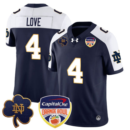 ND  2024 Orange Bowl Jersey - All Stitched