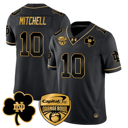 Notre Dame Fighting Irish 2025 Orange Bowl Jersey - All Stitched