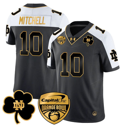 Notre Dame Fighting Irish 2025 Orange Bowl Jersey - All Stitched