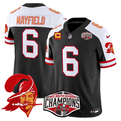 TB Throwback 2024 NFC South Division Champions Patch Vapor Limited Jersey - All Stitched
