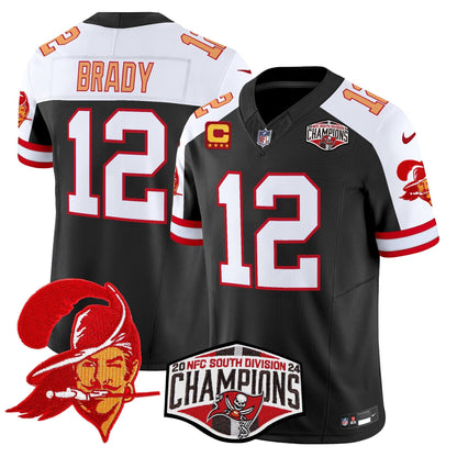 TB Throwback 2024 NFC South Division Champions Patch Vapor Limited Jersey - All Stitched