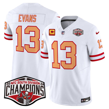 TB Throwback 2024 NFC South Division Champions Patch Vapor Limited Jersey - All Stitched