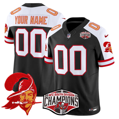TB Throwback 2024 NFC South Division Champions Patch Vapor Limited Custom Jersey - All Stitched