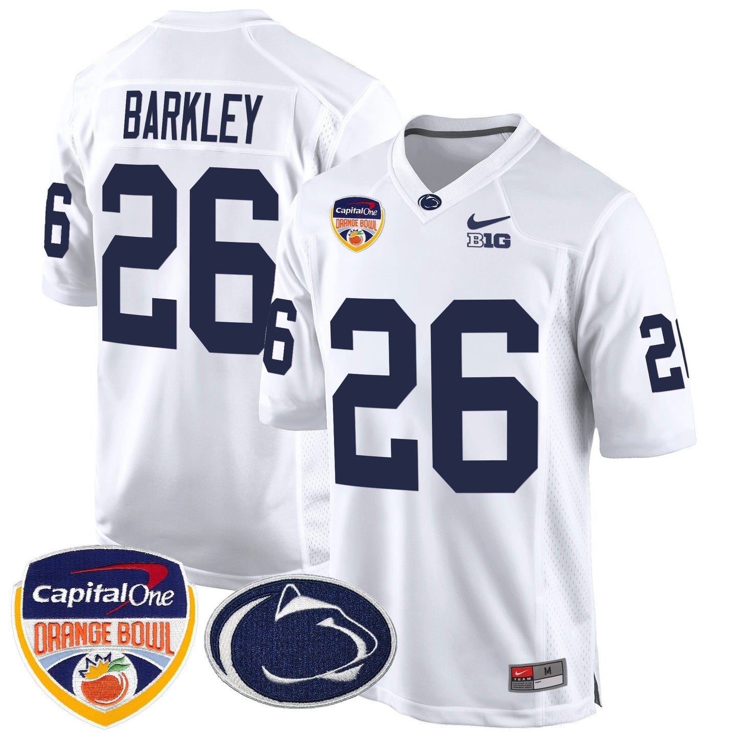 PSU Orange Bowl Patch Game Jersey - All Stitched