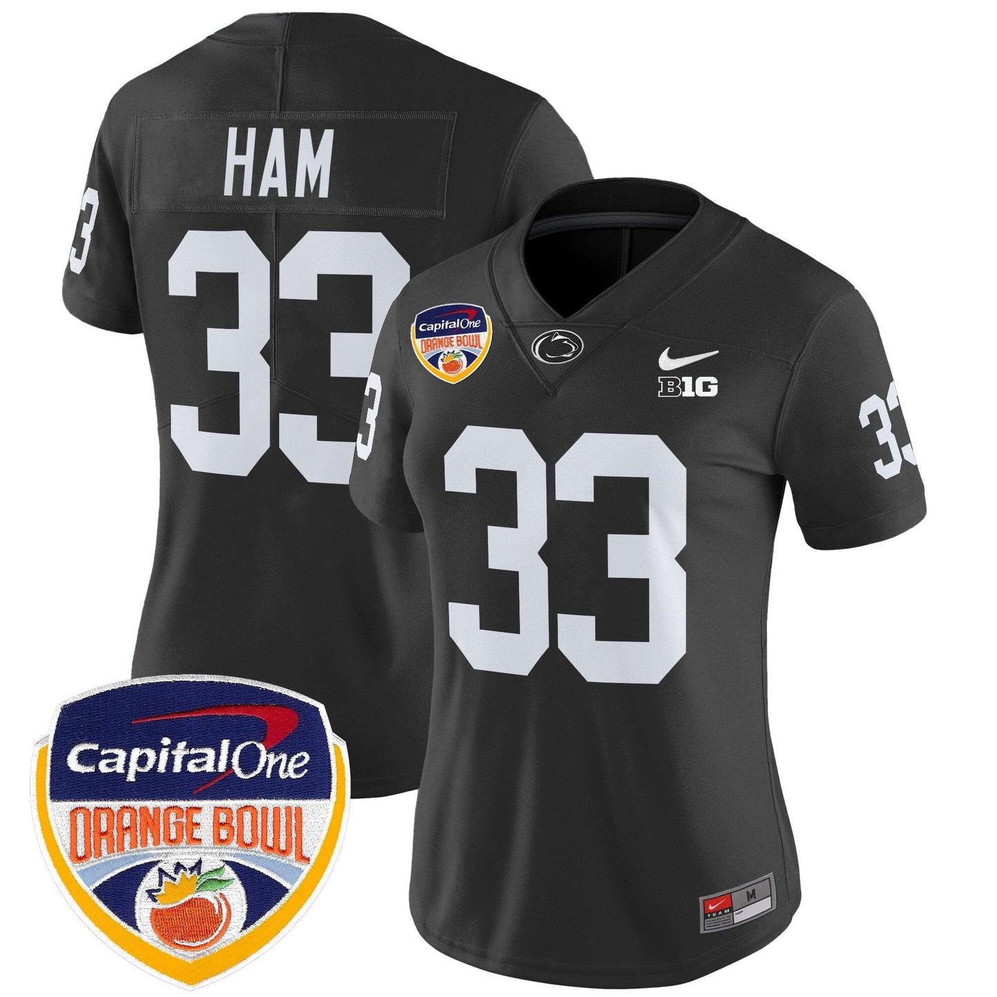 Women's PSU Orange Bowl Patch Vapor Limited Jersey V2 - All Stitched