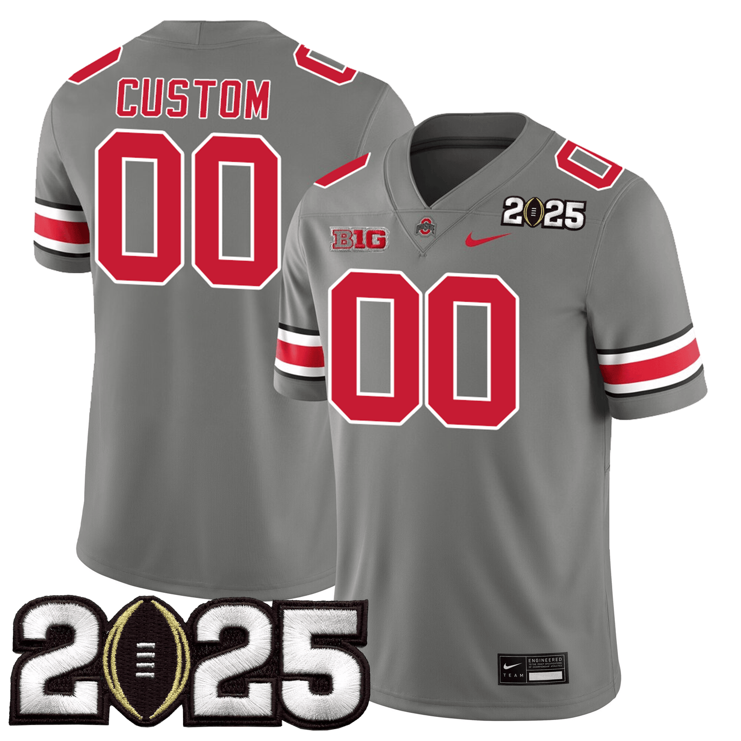 Custom OSU Jersey - CFP Final Patch - All Stitched