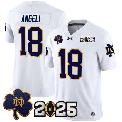 Notre Dame Fighting Irish 2025 CFP Final Patch Vapor Limited Jersey - All Stitched