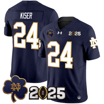 Notre Dame Fighting Irish 2025 CFP Final Patch Vapor Limited Jersey - All Stitched