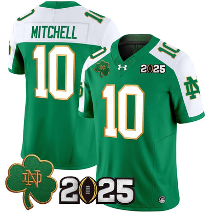 Notre Dame Fighting Irish 2025 CFP Final Patch Vapor Limited Jersey - All Stitched