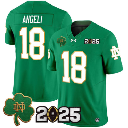 Notre Dame Fighting Irish 2025 CFP Final Patch Vapor Limited Jersey - All Stitched
