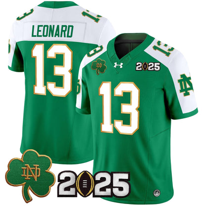 Notre Dame Fighting Irish 2025 CFP Final Patch Vapor Limited Jersey - All Stitched