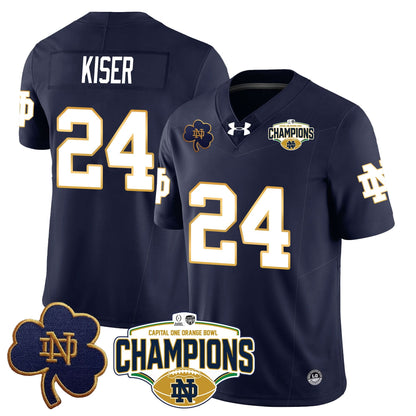 Notre Dame Fighting Irish 2025 Orange Bowl Champions Jersey N5 - All Stitched