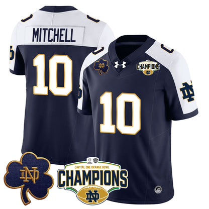Notre Dame Fighting Irish 2025 Orange Bowl Champions Jersey N5 - All Stitched