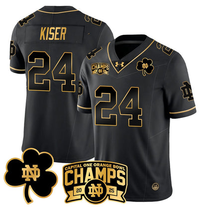 Notre Dame Fighting Irish 2025 Orange Bowl Champions Jersey N6 - All Stitched