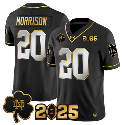 NDFI 2025 CFP Final Patch Gold Vapor Limited Jersey - All Stitched