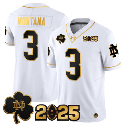 NDFI 2025 CFP Final Patch Gold Vapor Limited Jersey - All Stitched