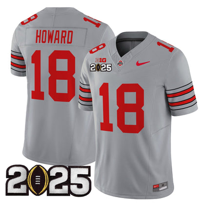 OSU 'Heritage Stripe' 2025 CFP Final Patch Vapor Limited Jersey - All Stitched