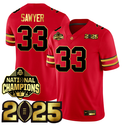OSU Gold Edition Jersey - CFP Final + National Champions Patch