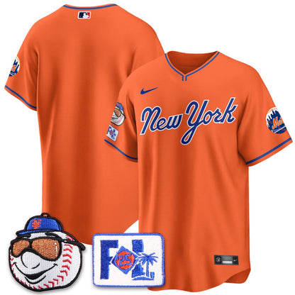 Men's New York Mets Blue Road 2025 Spring Training Jersey - All Stitched