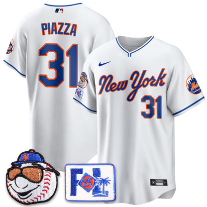 NYM Blue Road 2025 Spring Training Jersey - All Stitched