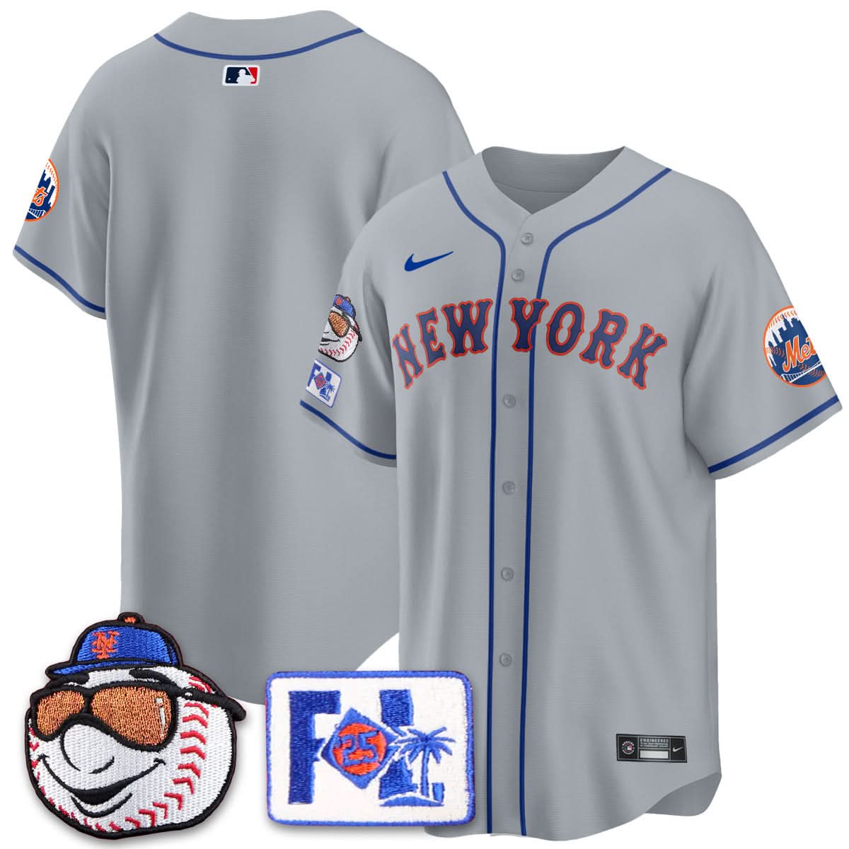 Men's New York Mets 2025 Spring Training Jersey - All Stitched