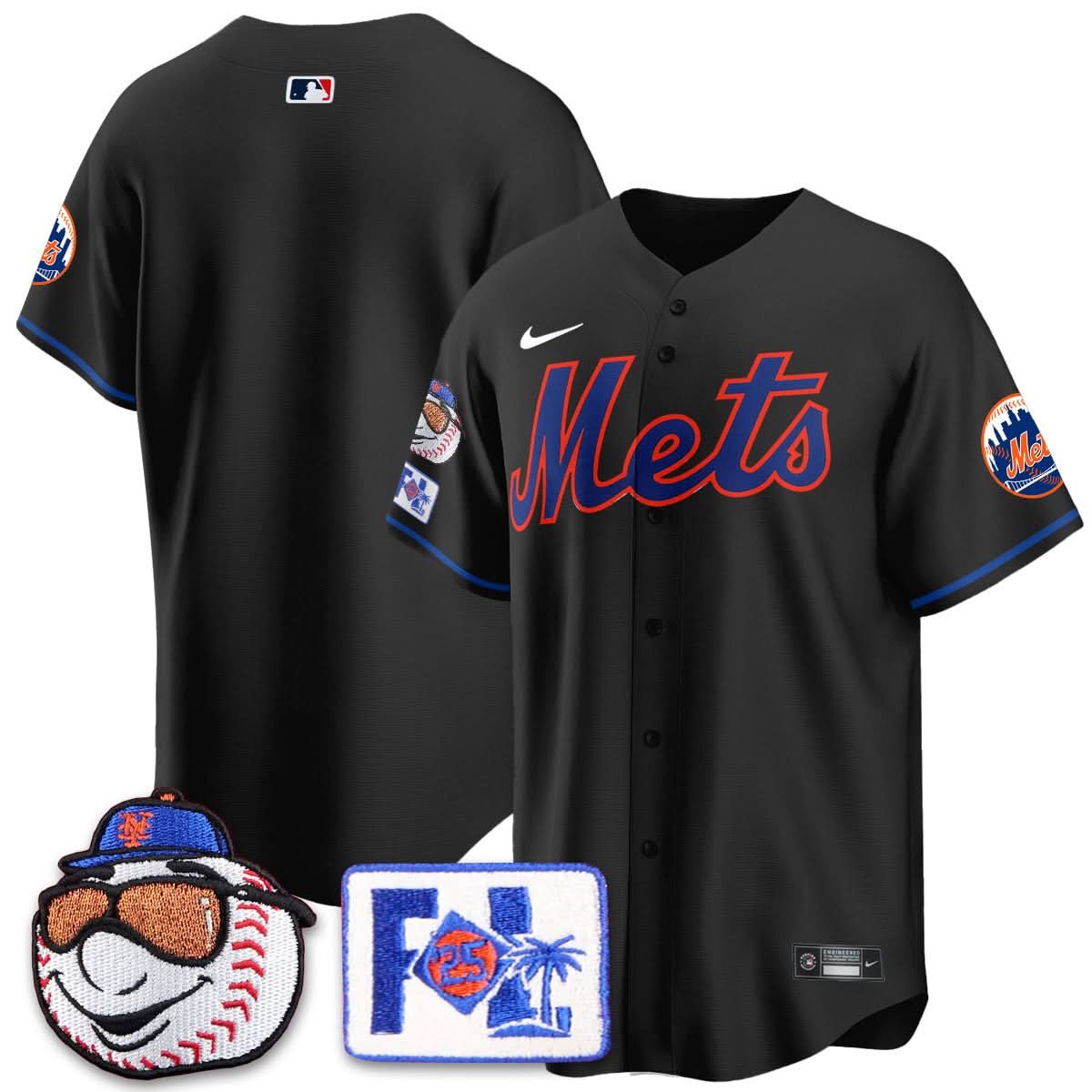 Men's New York Mets 2025 Spring Training Jersey - All Stitched