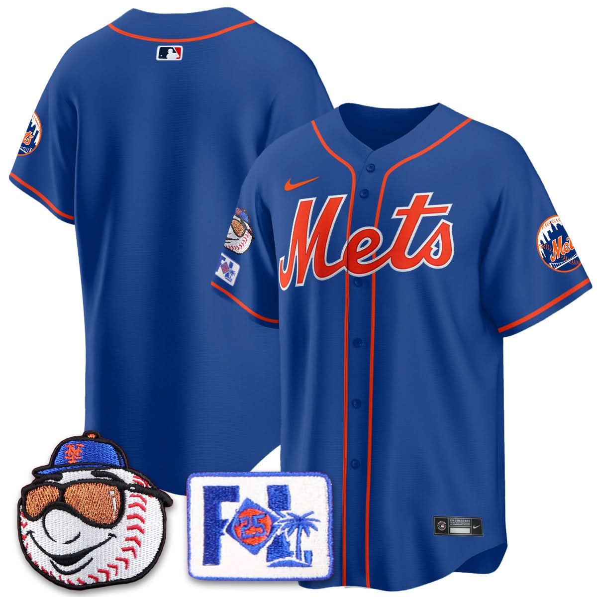 Men's New York Mets 2025 Spring Training Jersey - All Stitched