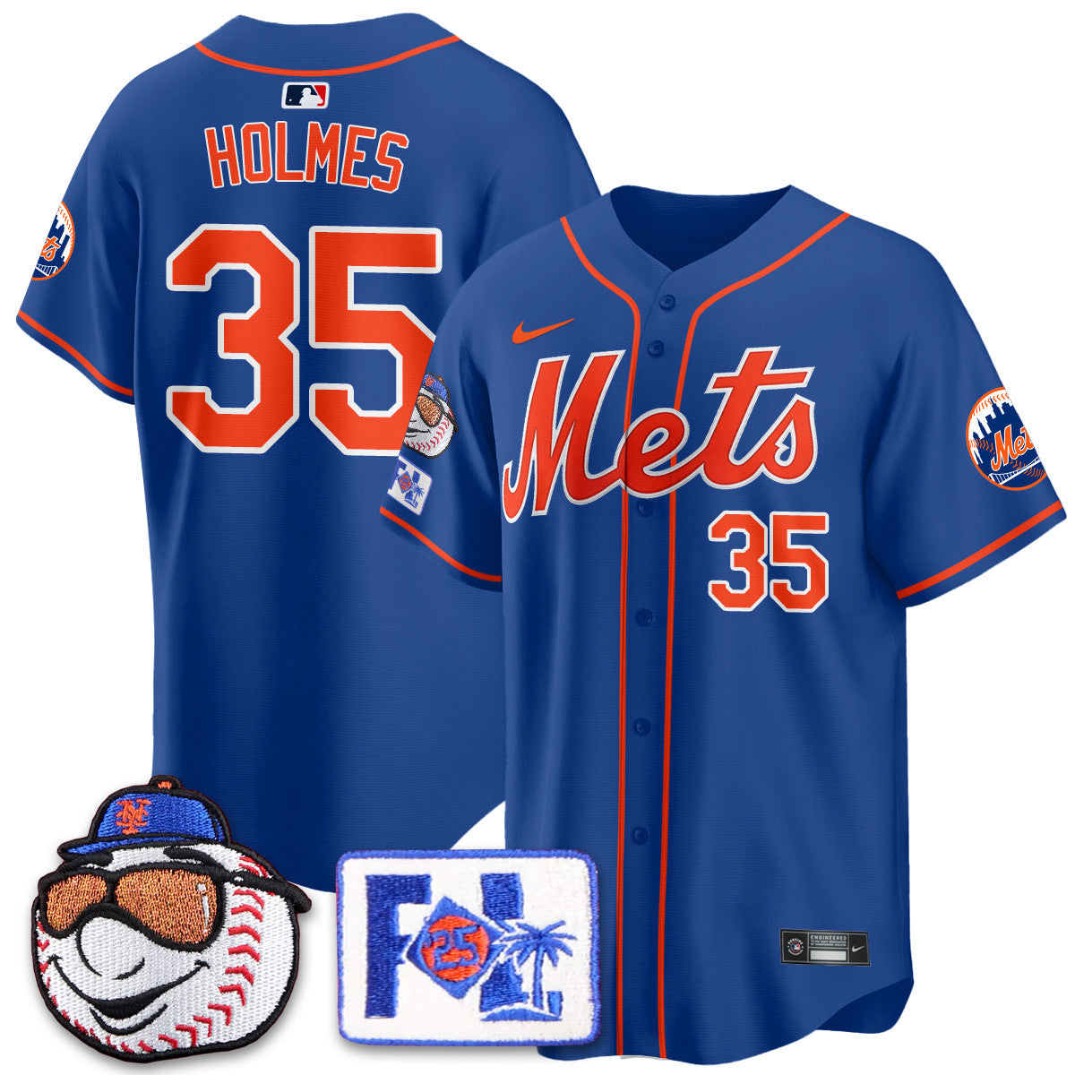 NYM 2025 Spring Training Jersey - All Stitched