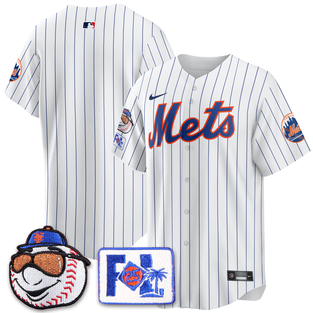 NYM 2025 Spring Training Jersey - All Stitched