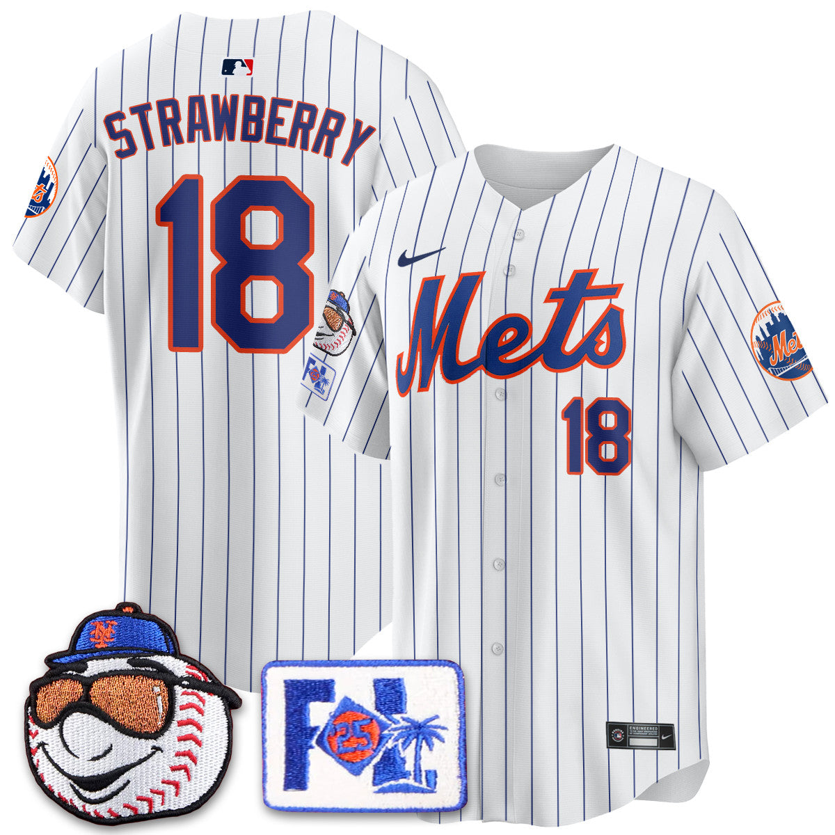NYM 2025 Spring Training Jersey - All Stitched