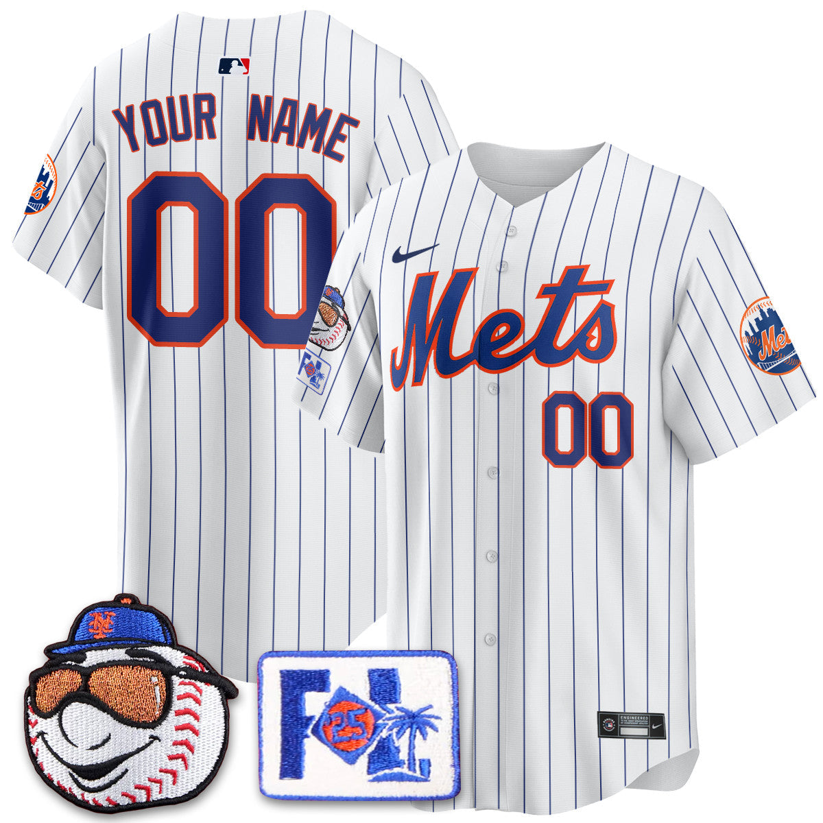 Custom Gender/Name NYM 2025 Spring Training Jersey - All Stitched