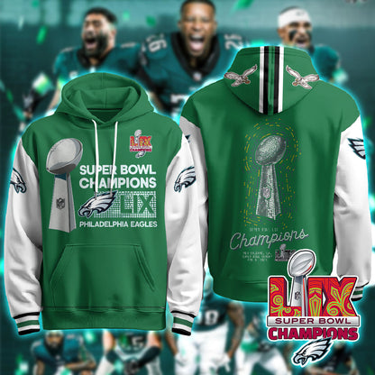 PHI Super Bowl LIX Champions Hoodie