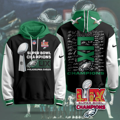 PHI Super Bowl LIX Champions Hoodie