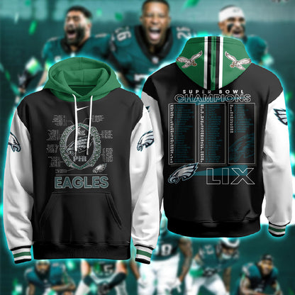 PHI Super Bowl LIX Champions Limited Hoodie N1