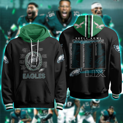 PHI Super Bowl LIX Champions Limited Hoodie N1
