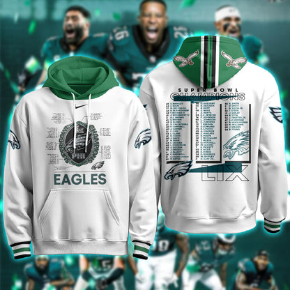 PHI Super Bowl LIX Champions Limited Hoodie N1