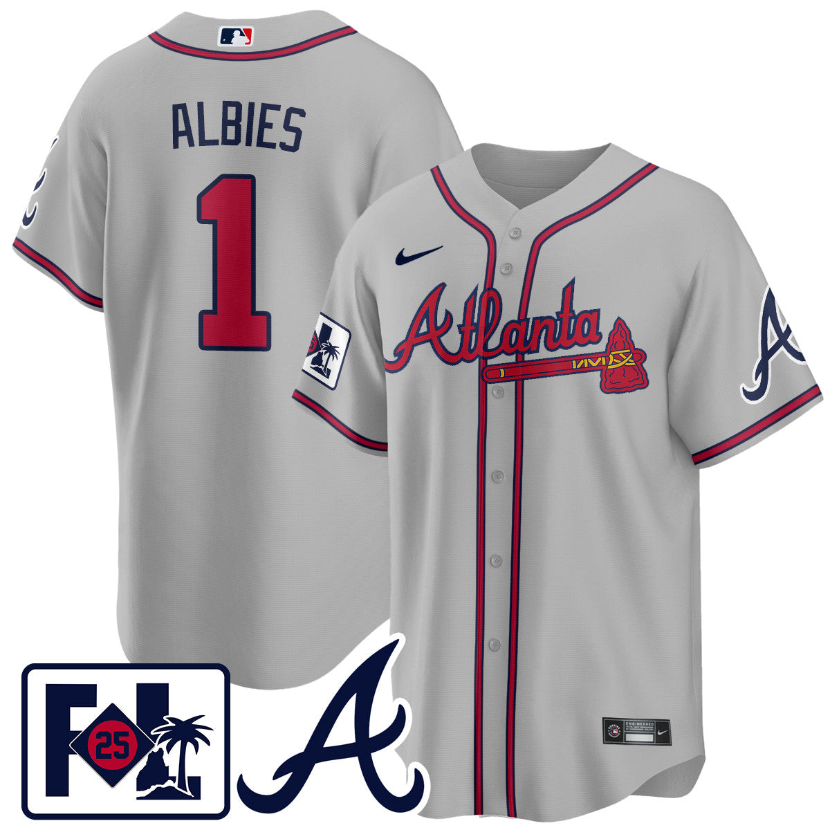 ATL 2025 Spring Training Jersey - All Stitched
