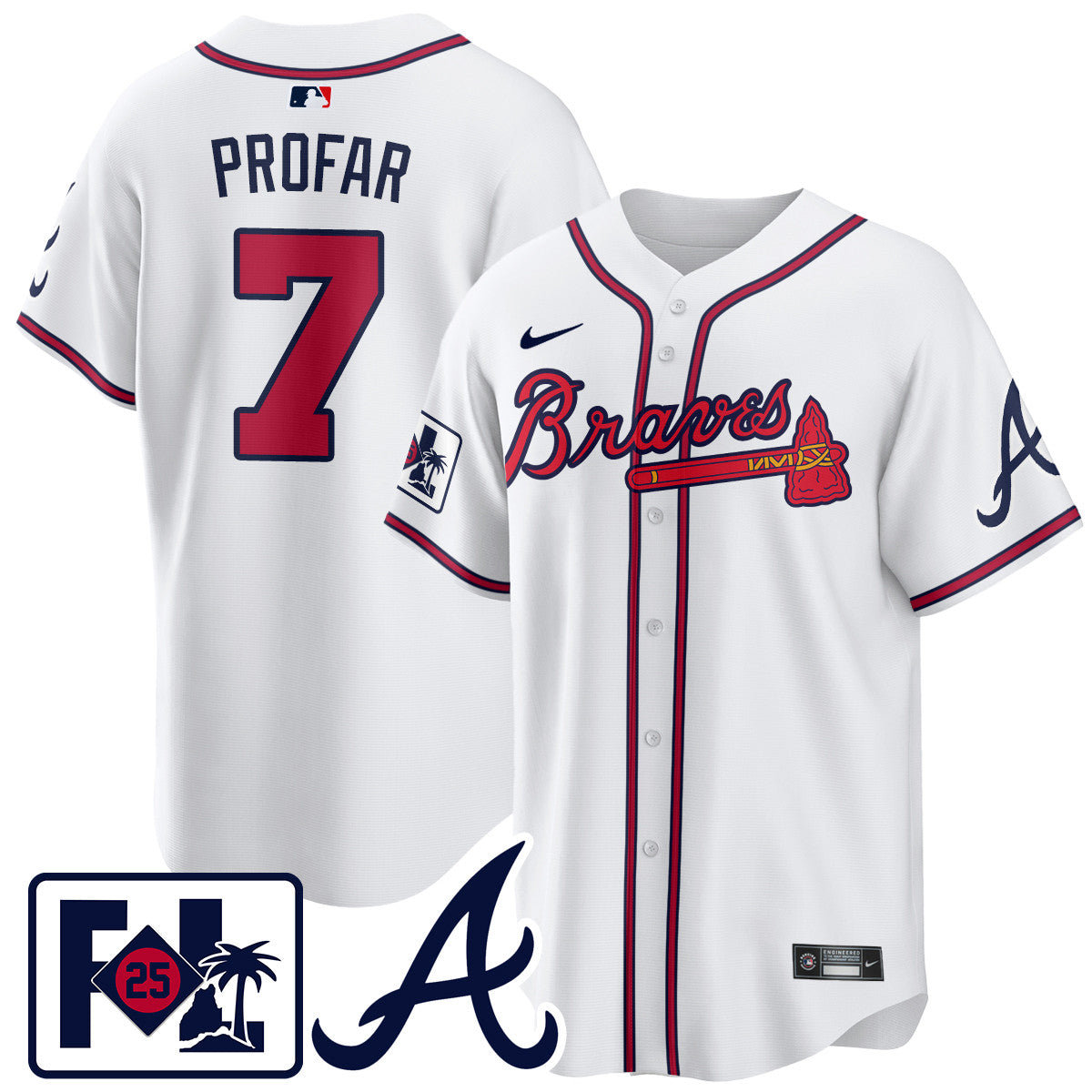 ATL 2025 Spring Training Jersey - All Stitched