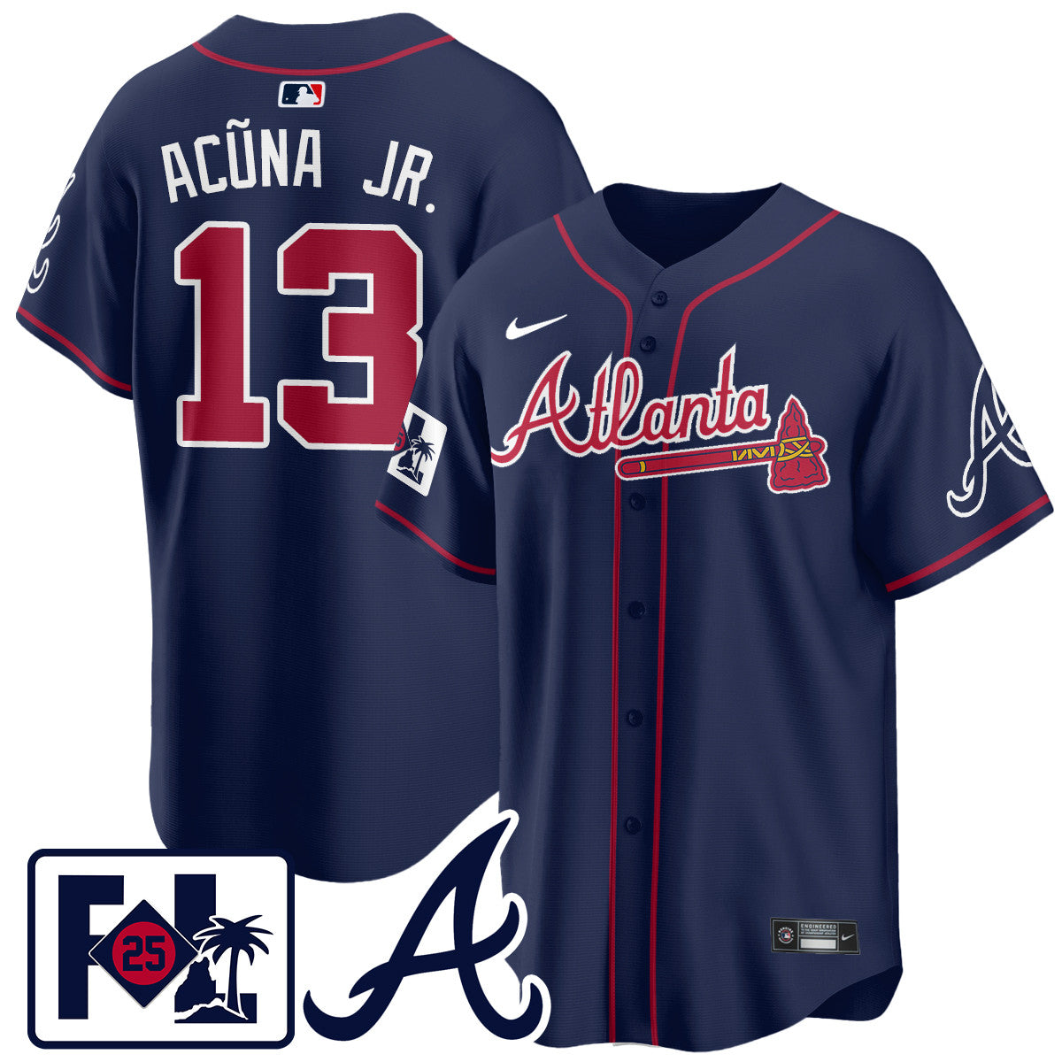 ATL 2025 Spring Training Jersey - All Stitched