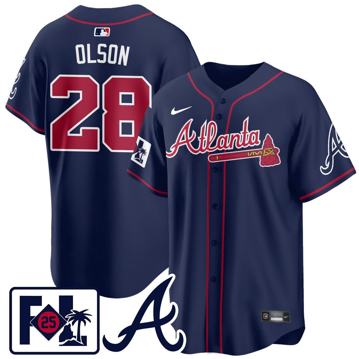 ATL 2025 Spring Training Jersey - All Stitched