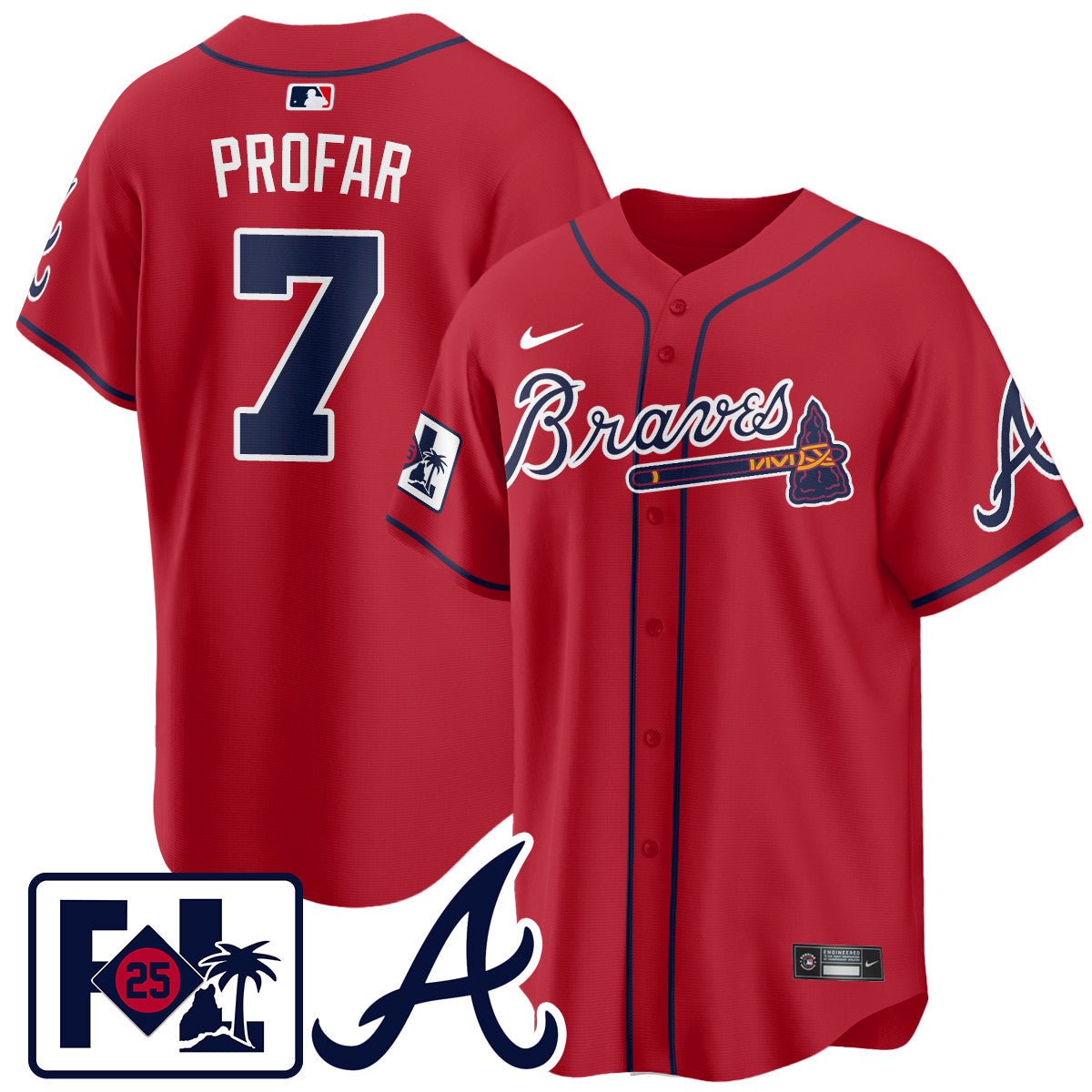 ATL 2025 Spring Training Jersey - All Stitched