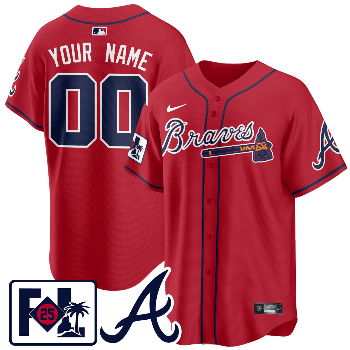 Custom Gender/Name ATL 2025 Spring Training Jersey - All Stitched