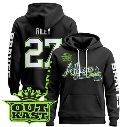 Men's Atlanta Braves 2025 Atliens Pullover Hoodie - All Stitched