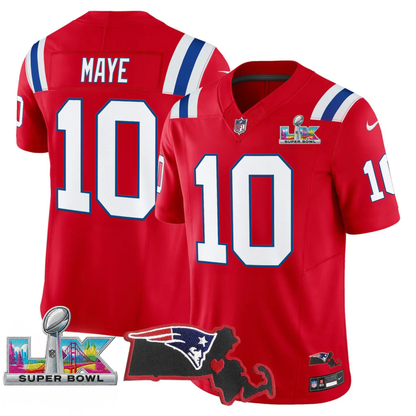 NE SB LX Game Patch Vapor Limited Jersey - All Stitched