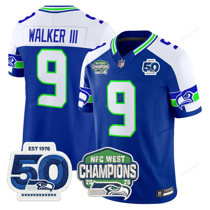 Seattle Seahawks NFC West Division Champions Vapor Limited Jersey V2 - All Stitched